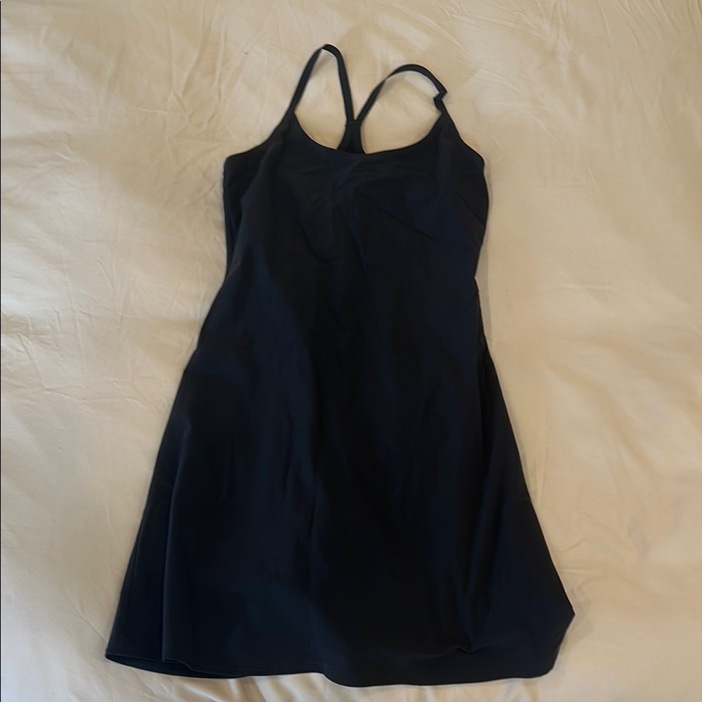 Outdoor Voices Tennis Dress Black XS Pickleball Padel Sport